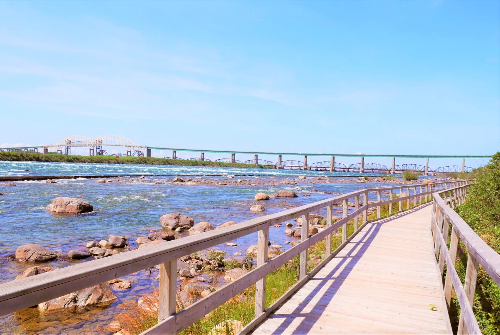 Boardwalk on Whitefish Island