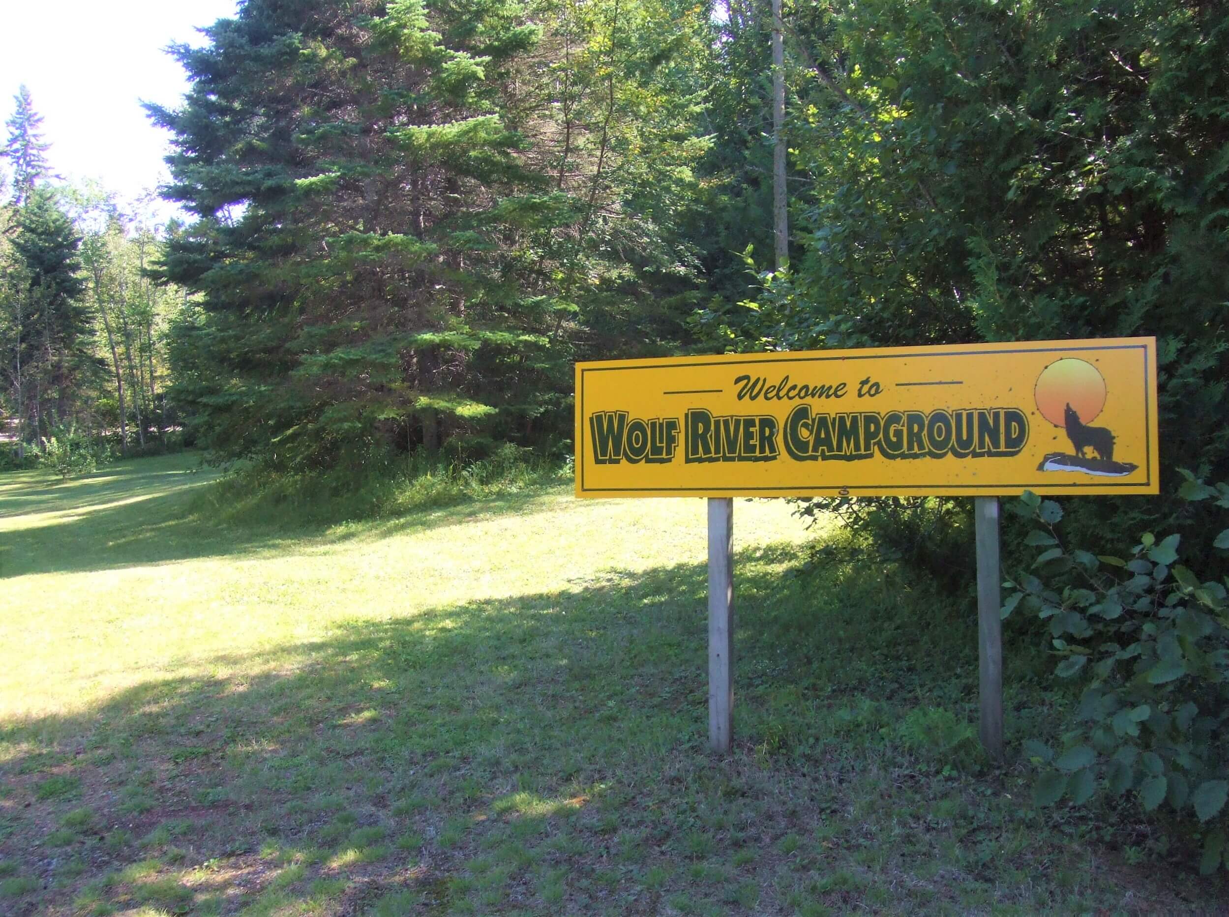 Entrance to property with signage