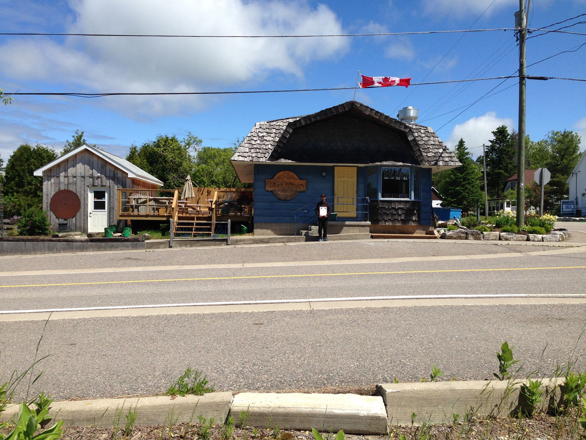 Exterior of restaurant