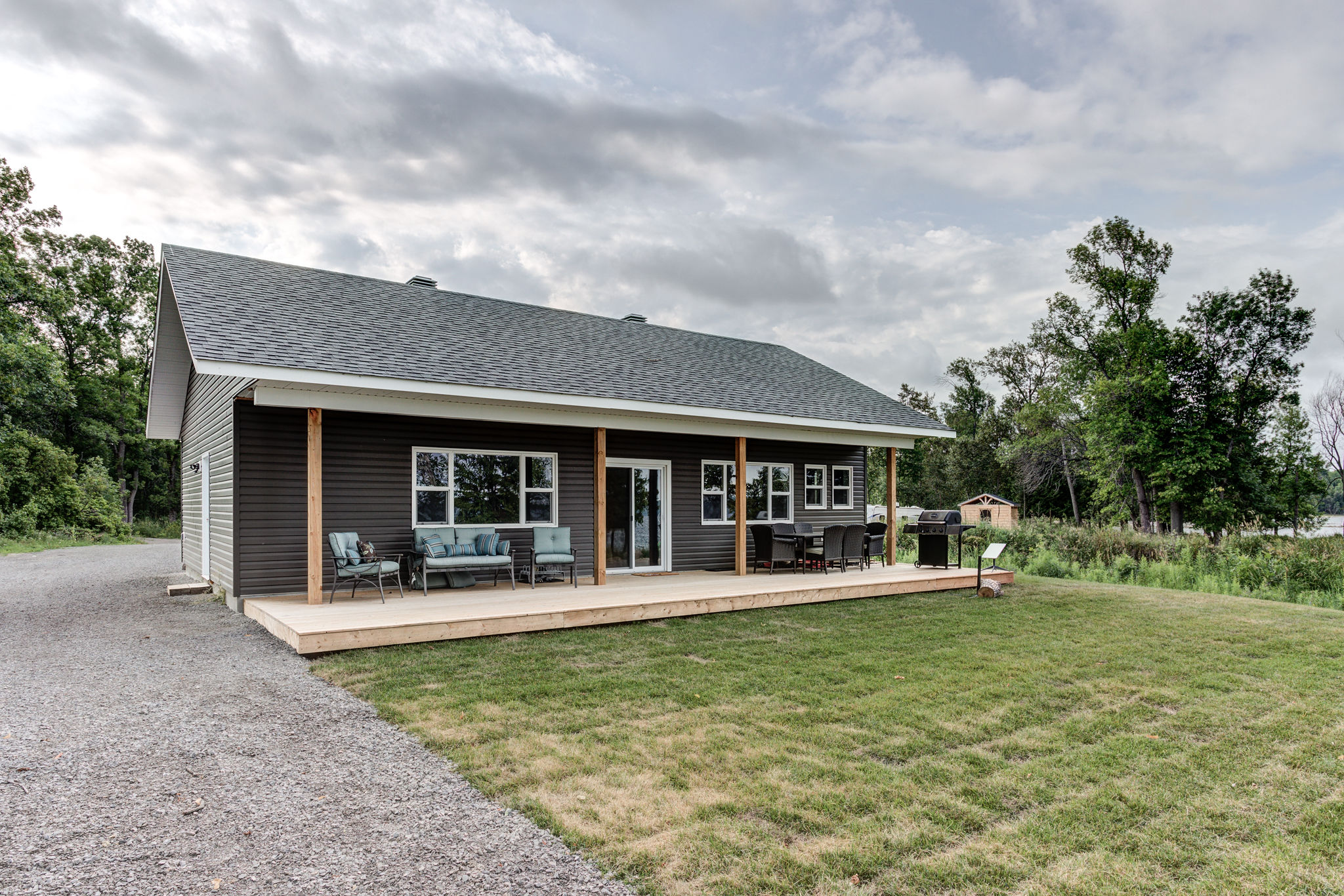 Exterior of cottage