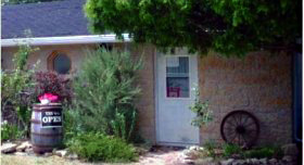 Office entrance to the cottages