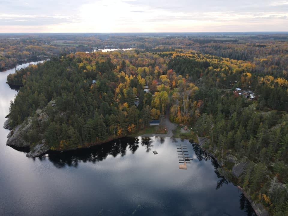 Arial view of resort