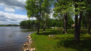 Waterfront at the camp