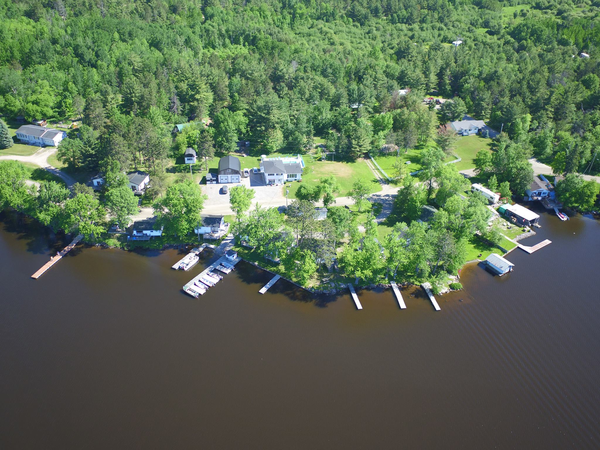 Arial View of camp