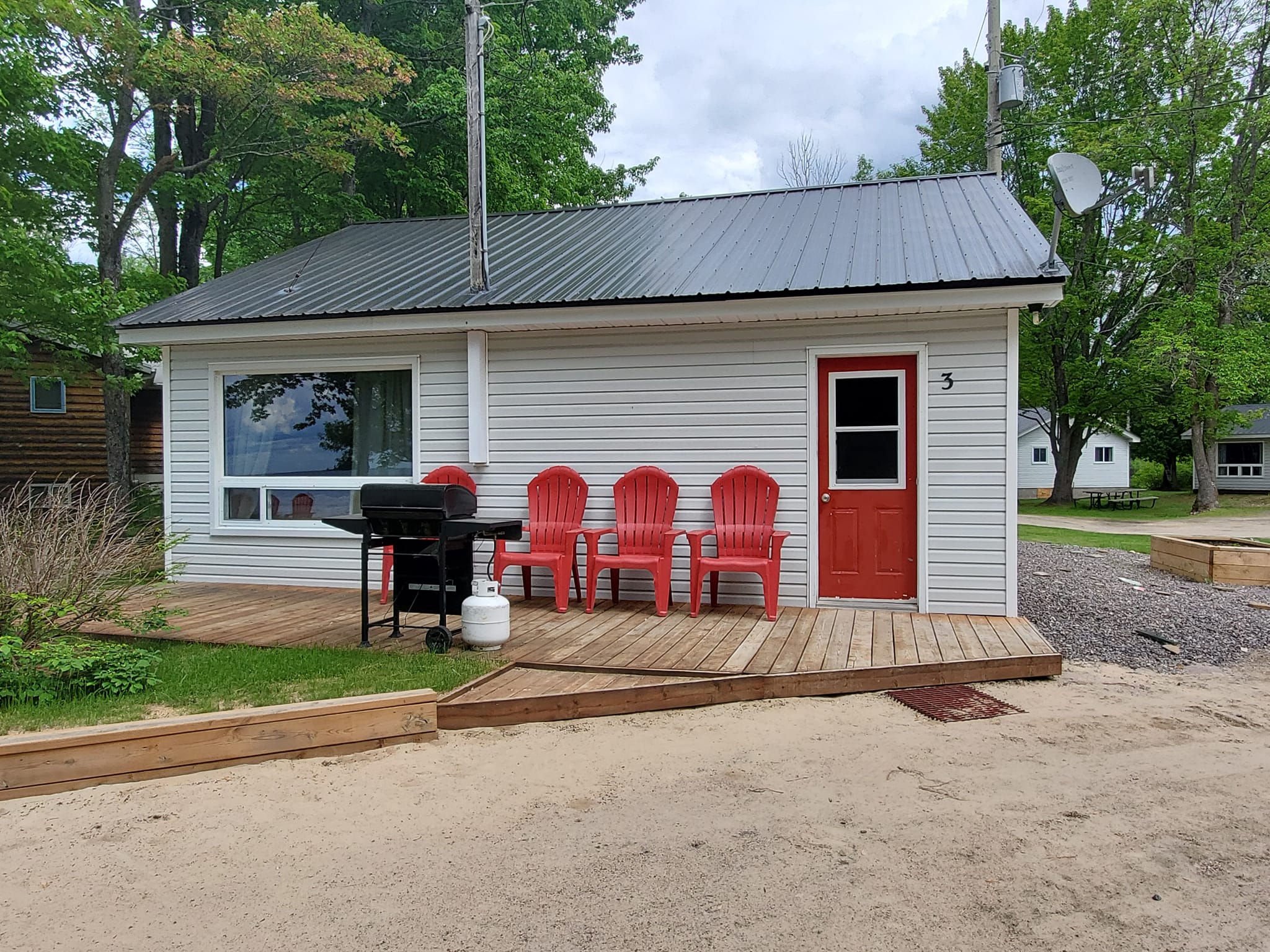 Cottage on beach