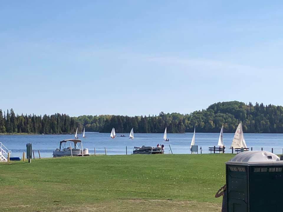 Sailboats on water