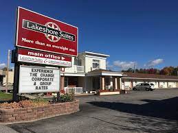 Sign in front of building