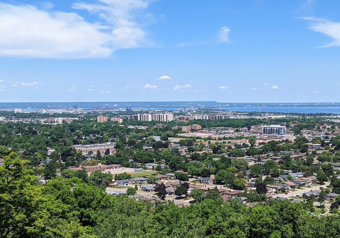 lookout from Ridge Road Lookout rural Hamilton Ontario