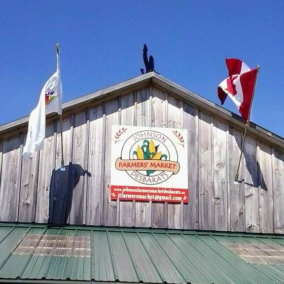 Sign on barn