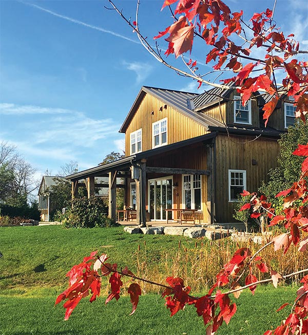 fall colours at Joshua Creek Heritage Art Centre