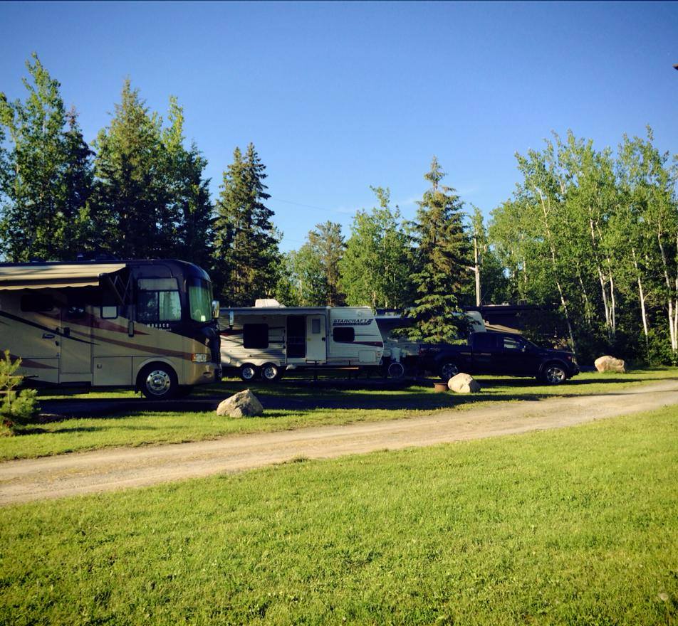 RVs at campground