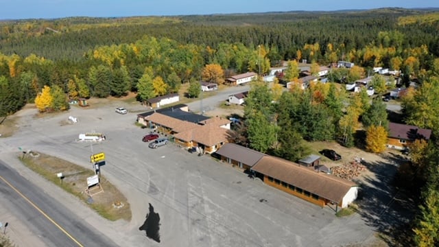 Arial view of lodging