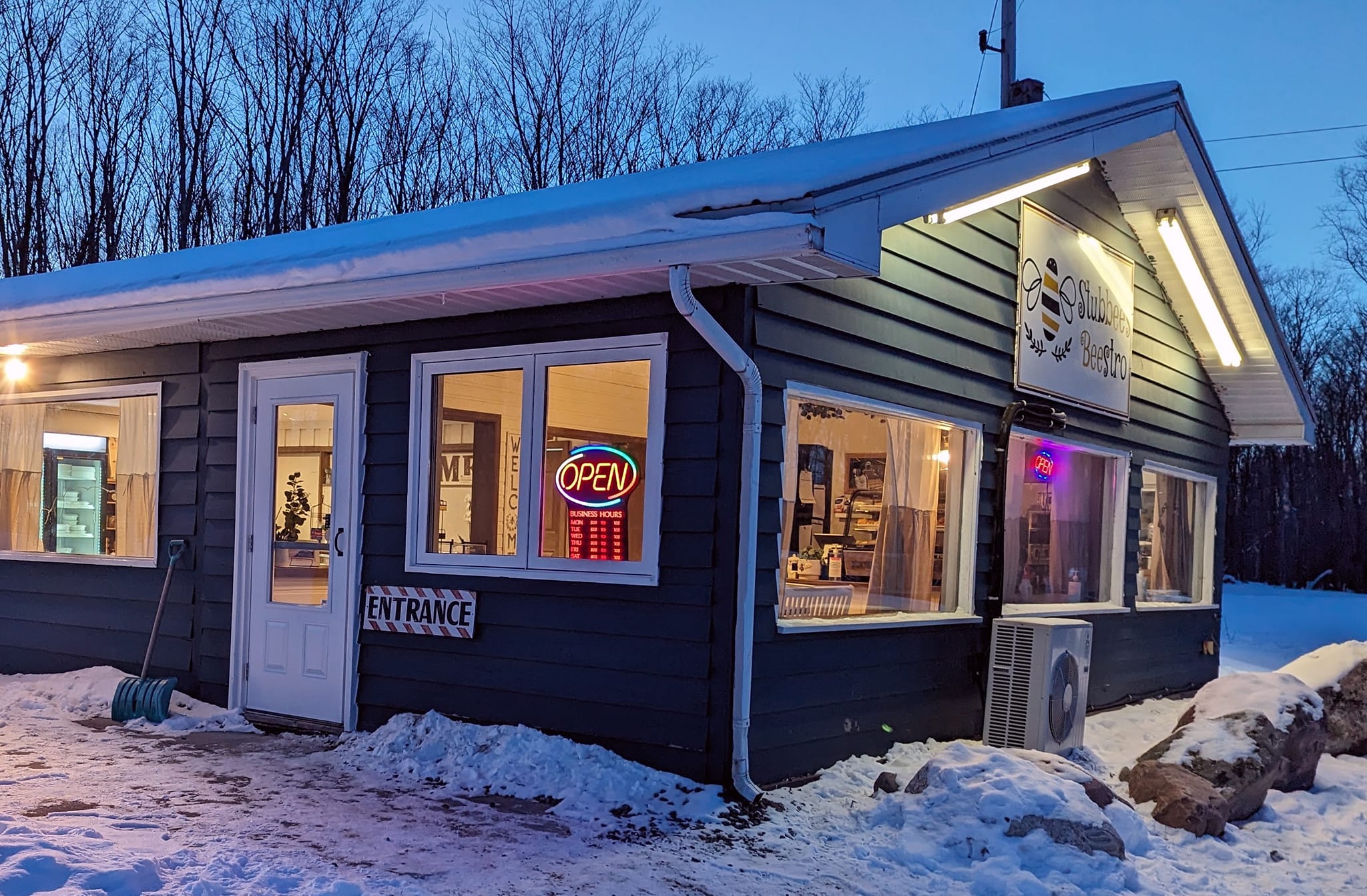 Exterior of restaurant