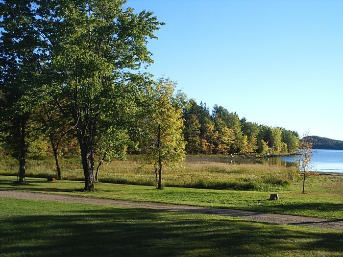 Water front at campground