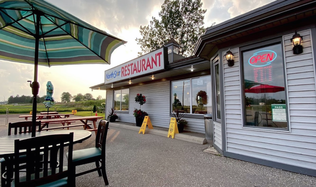 North Star Restaurant diner Lucan on Cruise the Coast southwestern Ontario motorcycle touring routes