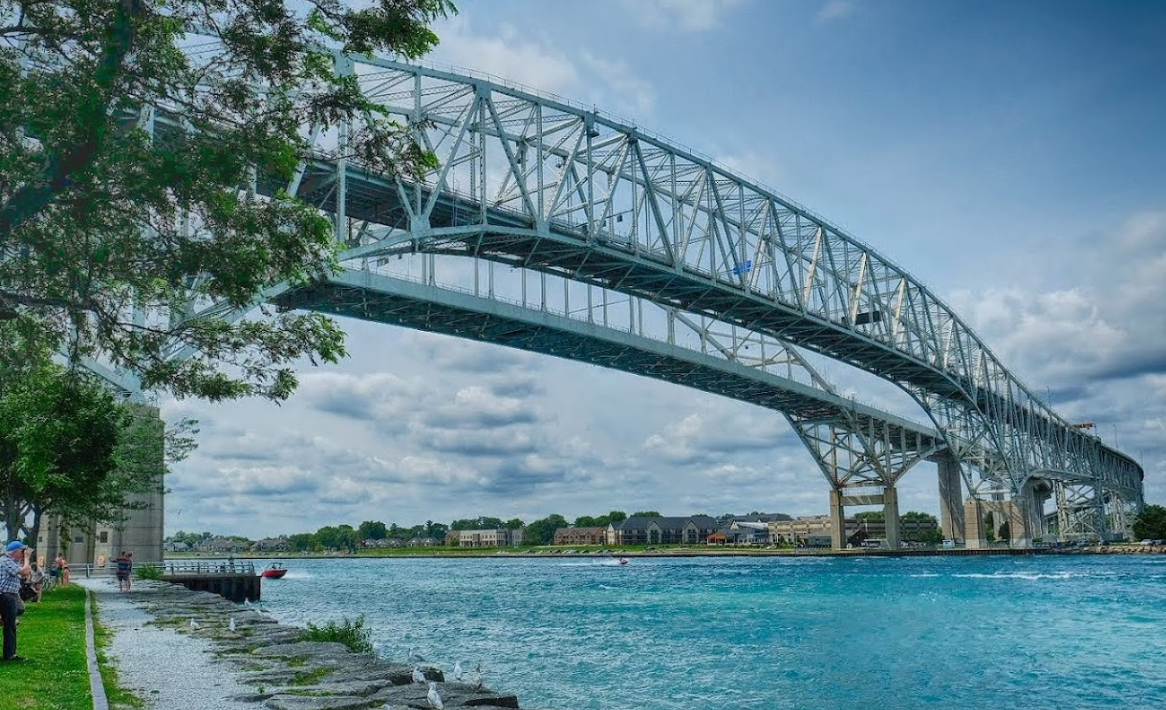 Waterfront Park Point Edward on Cruise the Coast southwestern Ontario motorcycle touring routes