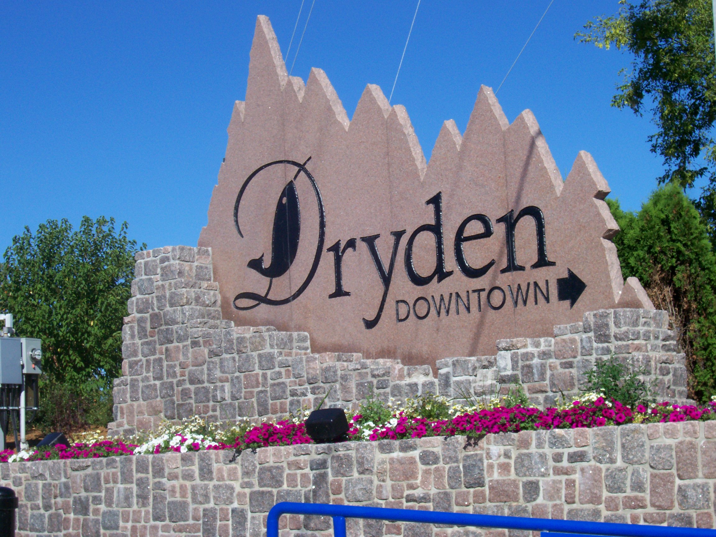 Sign to Dryden