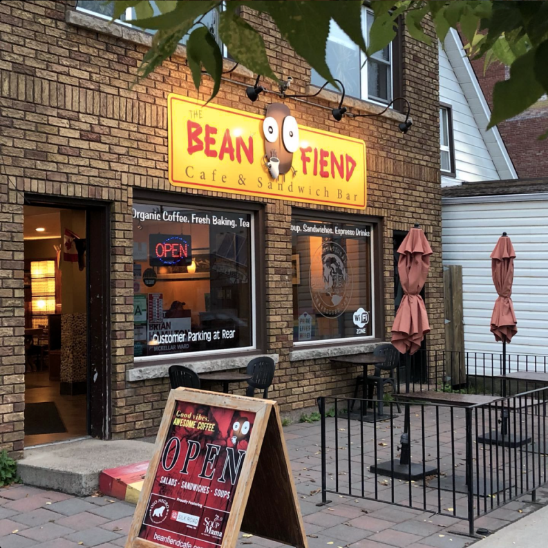 The Bean Fiend cafe coffee thunder bay ontario