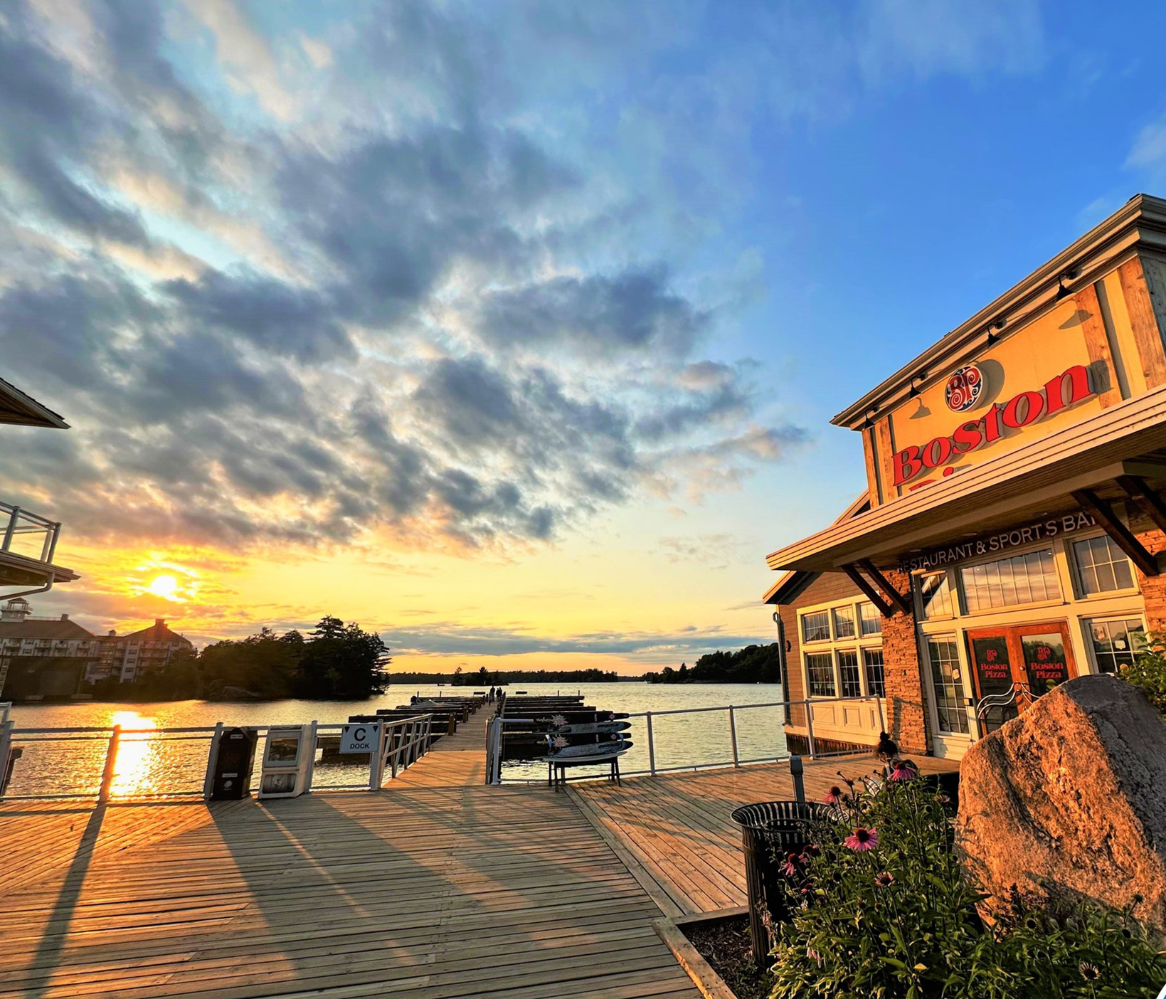 restaurant on the waterfront