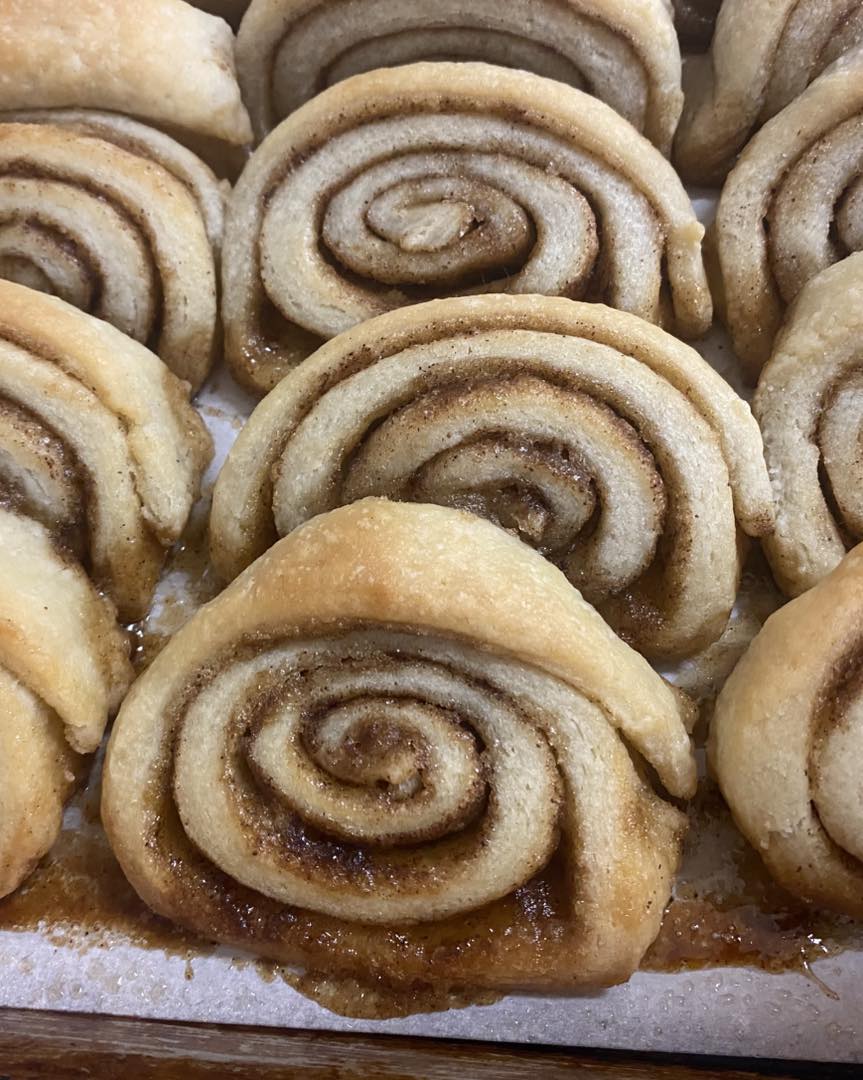 Cinnamon buns from bakery