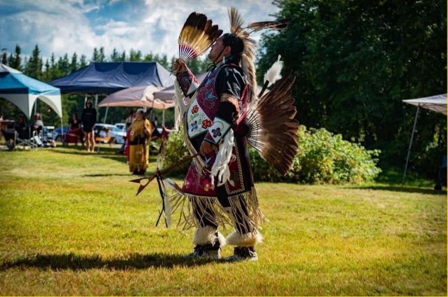 dancer at Matachewan First Nation Pow wow
