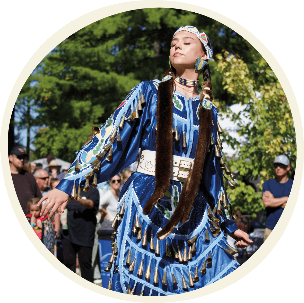 dancer at Curve Lake Traditional Pow Wow