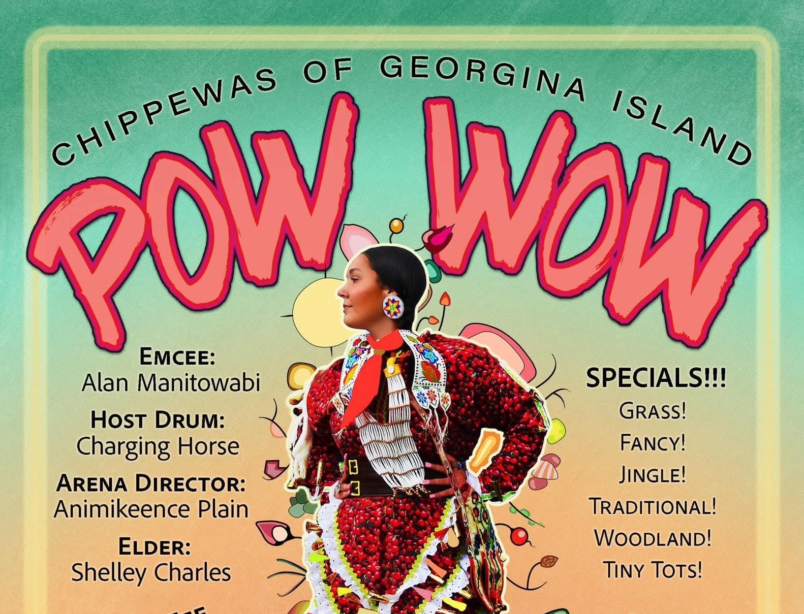 Chippewas of Georgina Island Pow Wow - Spirit of the Drum 2026 poster