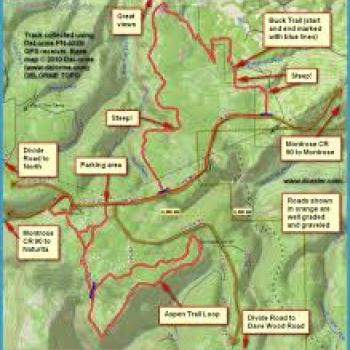 Aspen Trails- Hiking Route