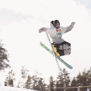 Skier at Dryden Ski Club