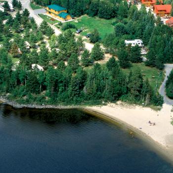 Abram Lake Park aerial view