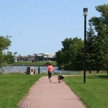 brick walking trail Cooper Park