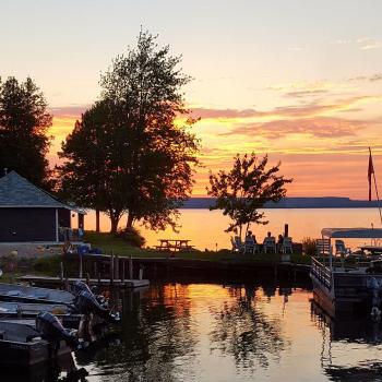 Timberlane Rustic Lodges sunset