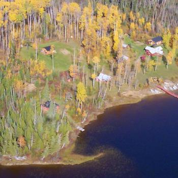 Poplar Ridge Lodge aerial