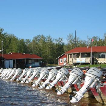 Seseganaga Lodge boats