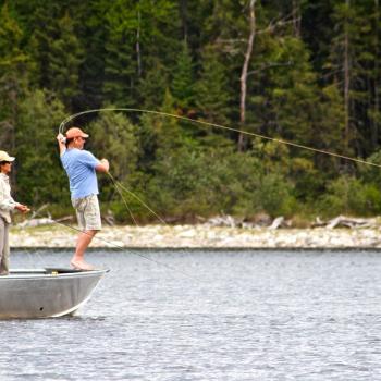 Fly fishing at Old Post 