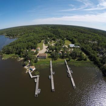Red Wing Lodge Aerial