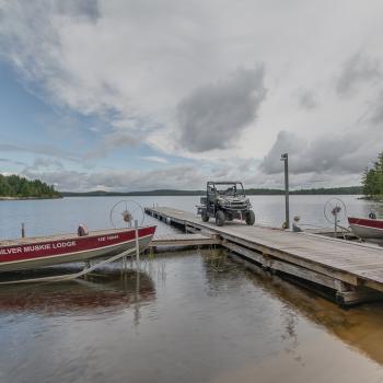 Silver Muskie Lodge dock