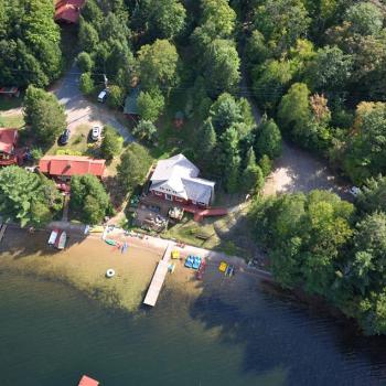 Limberlost Lodge aerial