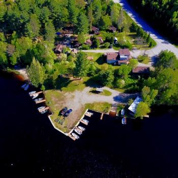 Mountain Home Lodge aerial