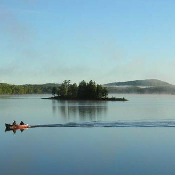 Flame Lake fishermen