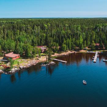 Knobby's Fly-in lodge aerial