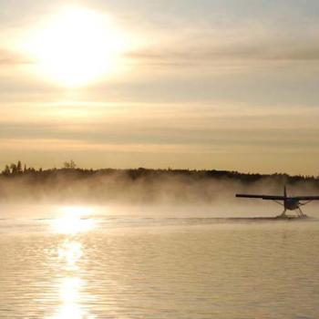 Leuenberger's floatplane sunset