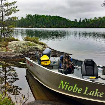 Niobe Lake Lodge boat