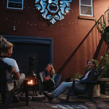 guests outside of Haven Hostel Thunder Bay