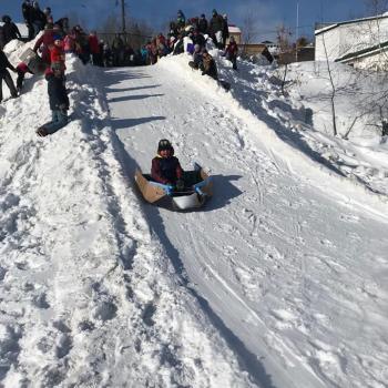 Red Lake Winter Carnival box races