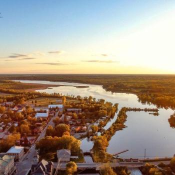 Aerial view of Merrickville