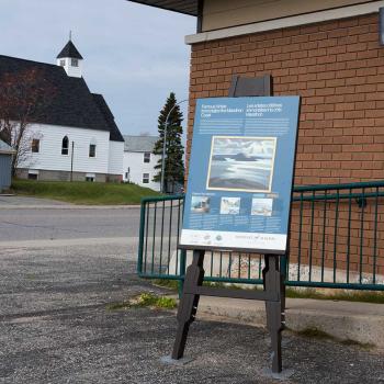 interpretive panel marathon museum