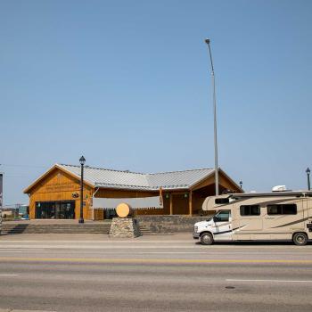 RV at heritage sawmill building hearst