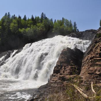 roaring waterfall