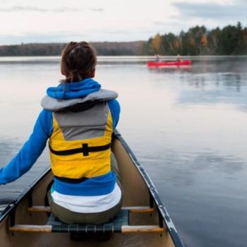 canoeing at Silver Sand Resort in Kearney